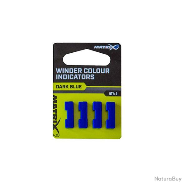 Matrix Winder Colour Indicators - Set de 4 rep�res pour casiers � plioirs Dark Blue