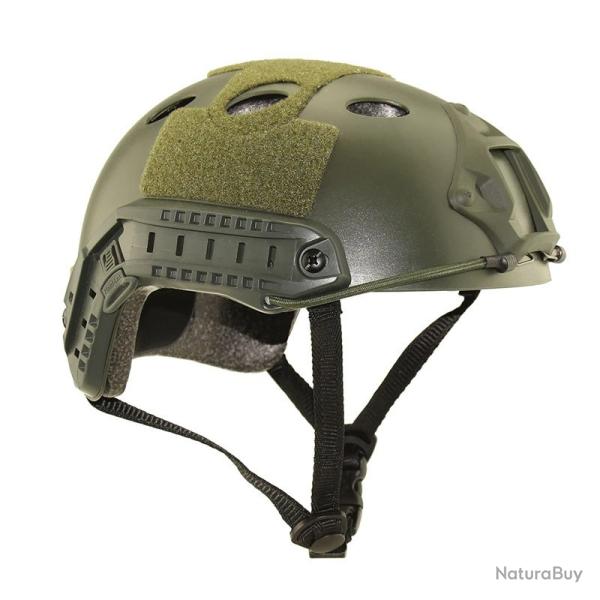 CASQUE TACTIQUE FAST VERT (VENTIL MODLE 1) - LIVRAISON GRATUITE