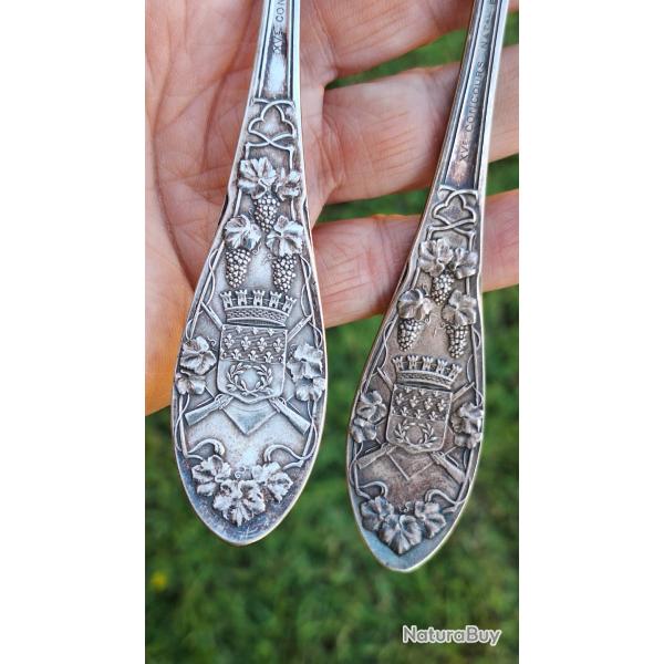 Prix de tir Reims 1908 service de table argent� ( tir fusil ou pistolet)