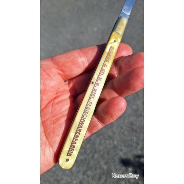 Couteau ancien pliant  Saucisses allemand