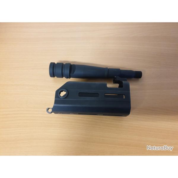 Airsoft Artisan MCX Style 6.75" Outer Barrel + garde-main Rattler