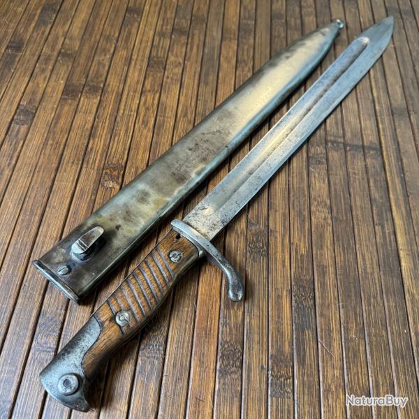 BA�ONNETTE ALLEMANDE MAUSER 98/05 1905 de 1915 WW1 SIMSON &CO SUHL