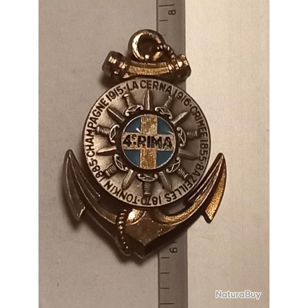 Insigne du 4�me r�giment d'infanterie de Marine (4�me RIMa) - Delsart