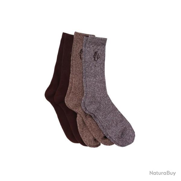 Lot de 3 chaussettes courtes Somlys taille 40