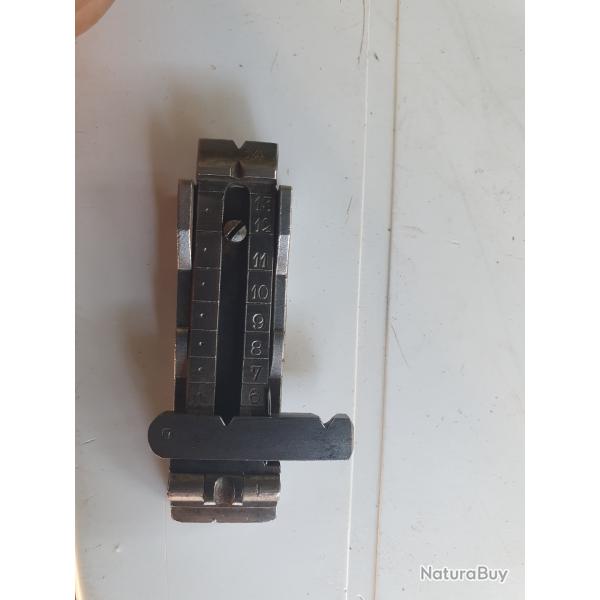 Hausse de fusil belge albini 1855