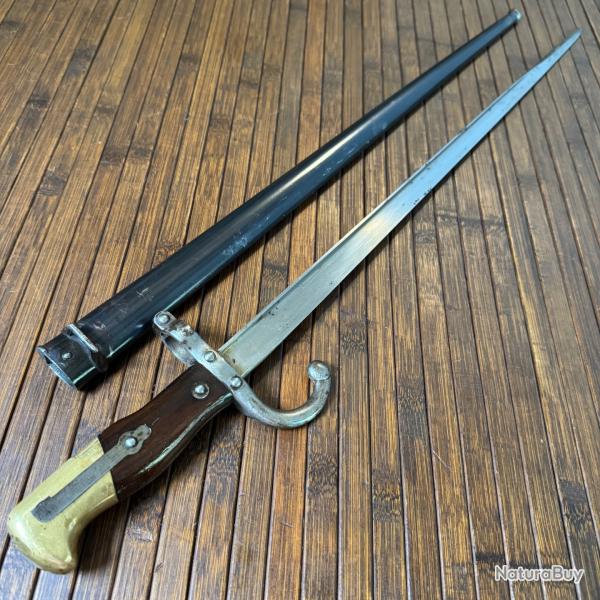 TR�S BELLE BA�ONNETTE GRAS 1874 GRAV�E DE LA MANUFACTURE L. DENY PARIS 1879 MONOMATRICULE