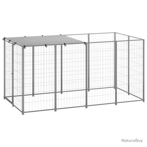 Chenil Argent� 2,42 m� Acier