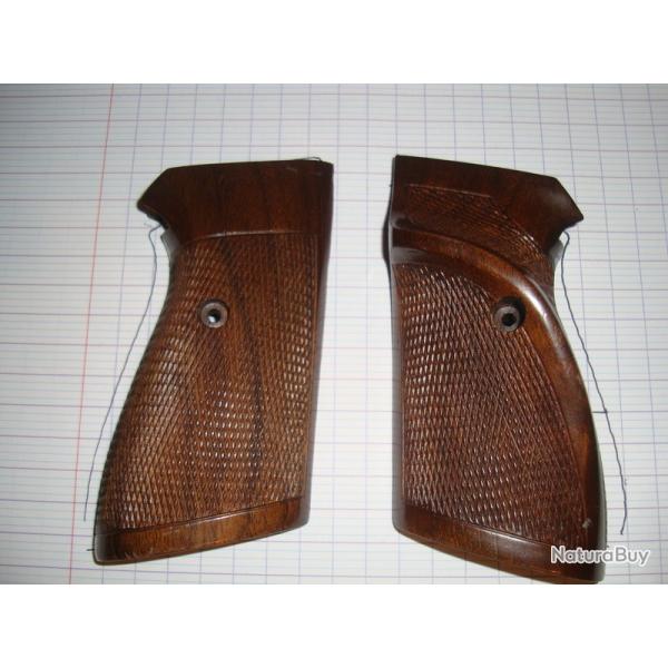 PLAQUETTES BOIS POUR PISTOLET