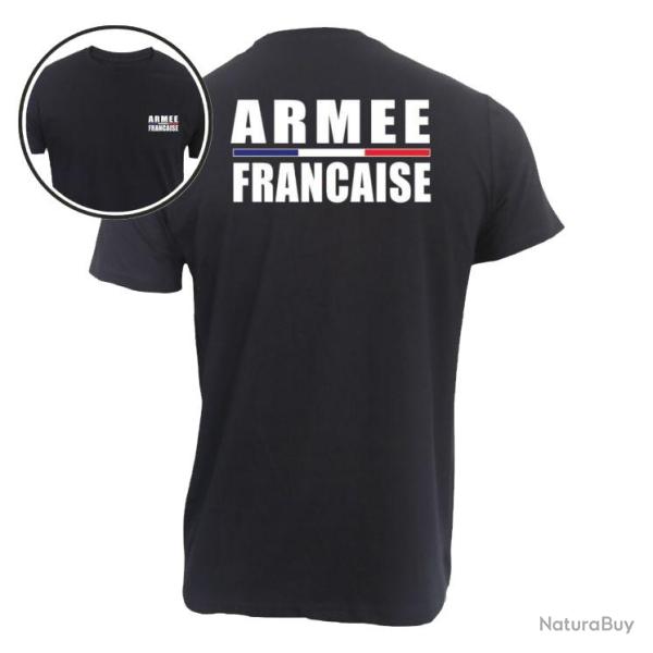 T shirt Arme Franaise noir