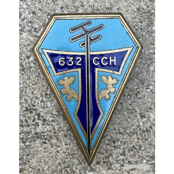 632� Compagnie de Cables Hertziens, �mail, dos lisse grav�