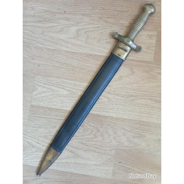 Glaive Fran�ais d'artillerie Mle 1831, au m�me num�ro.