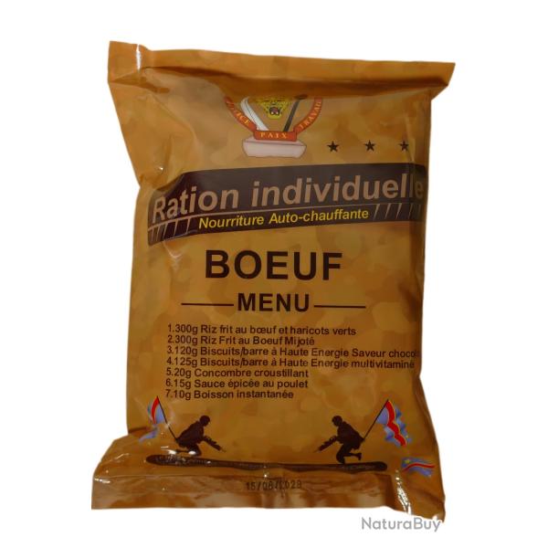 RATION INDIVIDUELLE 24H ARMEE BOEUF 05/2029 HALAL