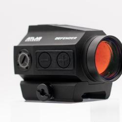 Point Rouge Solaire Defender 1&times;22 - Haute autonomie avec solaire + CR2032, IP67, 100 000 h d'autonom