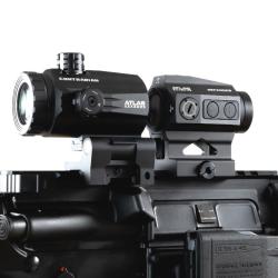 Pack Point Rouge Solaire + Magnifier 3&times; - Vision solaire illimit&eacute;e, Flip-to-Side, Automatique