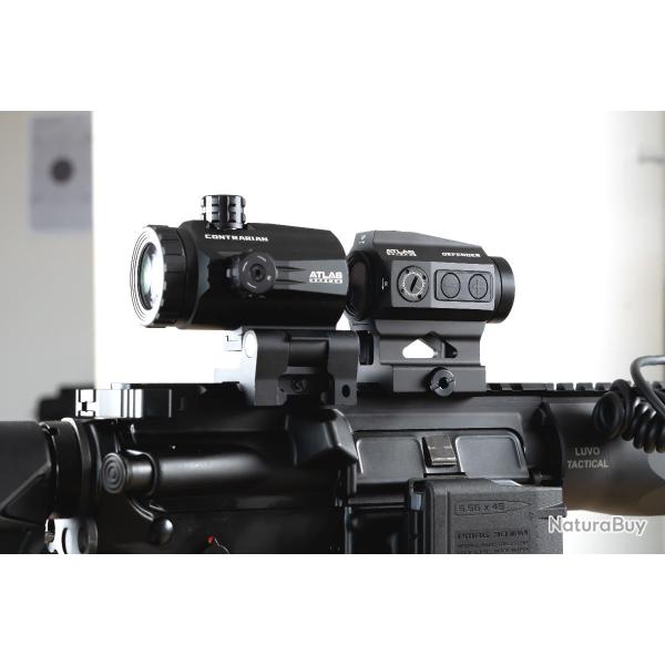 Pack Point Rouge Solaire + Magnifier 3� - Vision solaire illimit�e, Flip-to-Side, Automatique