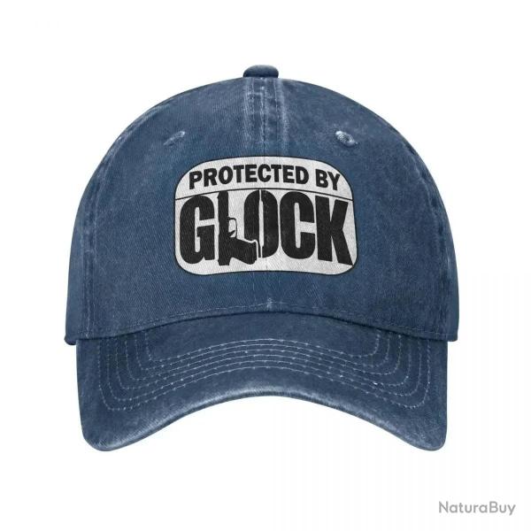 Casquette Protected by Glock - Navy / Unique