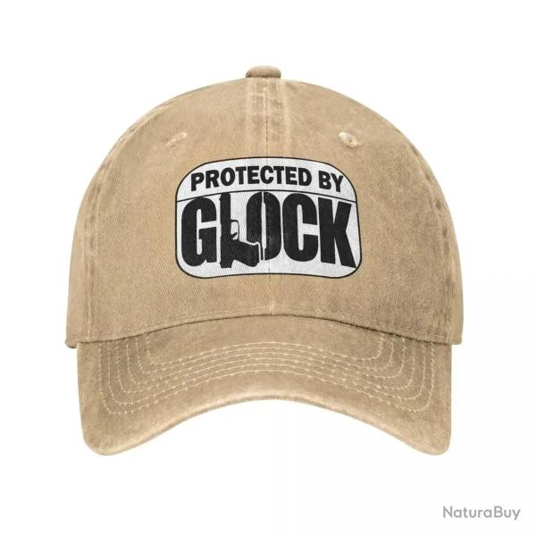 Casquette Protected by Glock - Kaki / Unique