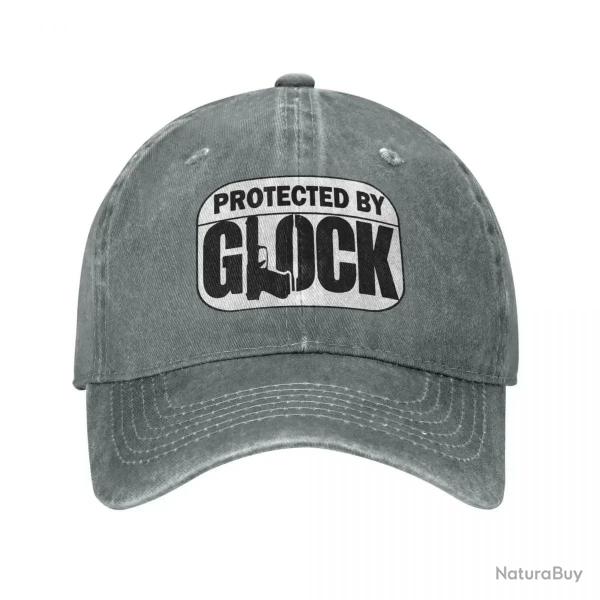 Casquette Protected by Glock - Gris / Unique