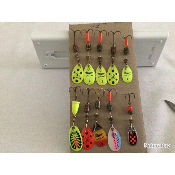 Lot de cuill�res tournantes