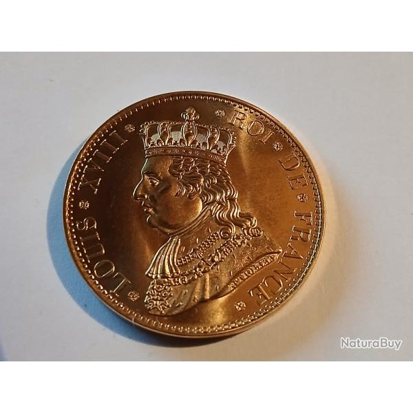 M�daille Louis XVIII 1817