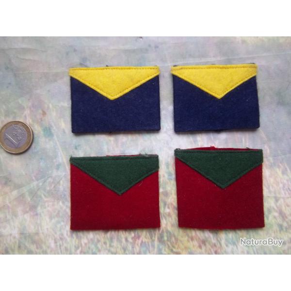 lot passants �paulettes insignes d'escadron militaire