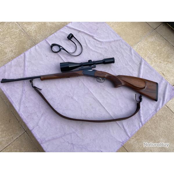 Kipplauf  BRNO EFFECT  en Cal 243 Win + Lunette Schmidt & Bender 8 X 56 avec montage Fixe