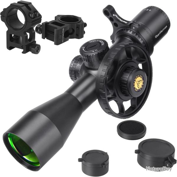 Lunette de Vise Compacte WestHunter WHT 3-12x44 SFIR FFP Prcision et Robustesse Tactique
