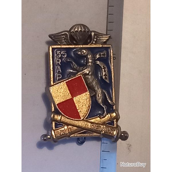 Insigne du 35�me r�giment d'artillerie parachutiste (35�me RAP)