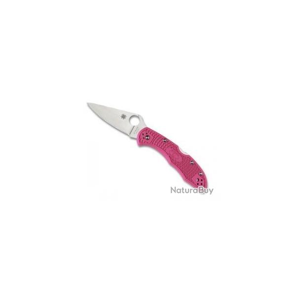Couteau Spyderco  DELICA 4 lame acier CPM-S30V  cran