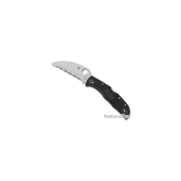 Couteau Spyderco  ENDELA lame Wharncliffe  dents acier VG-10  cran
