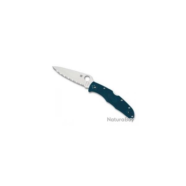 Couteau Spyderco  ENDURA 4 lame  dents acier K390 Bohler  cran