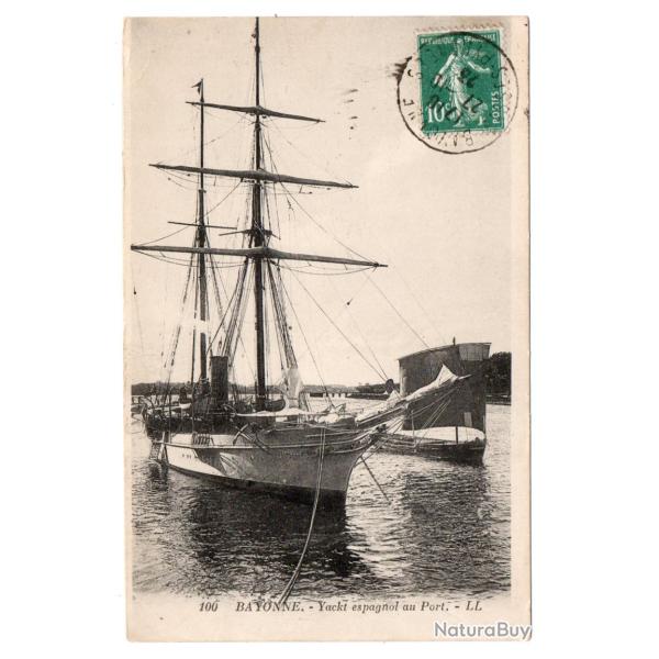 CPA- Marine BAYONNE -Yackt espagnol au Port N�3298