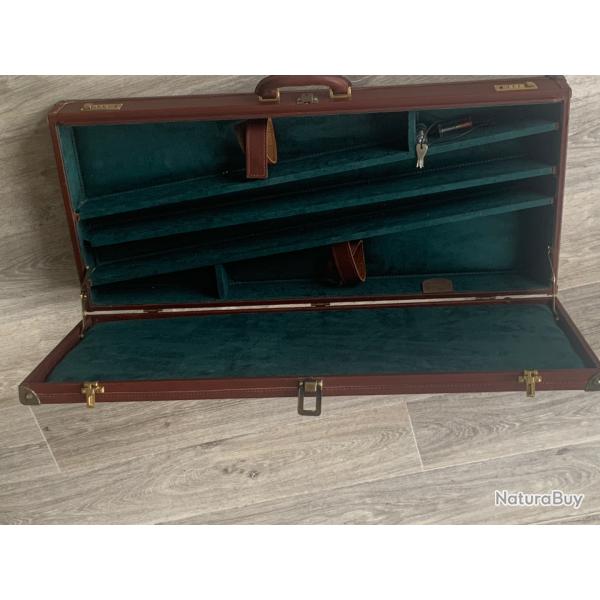 Mallette cuir MACHIAVELLI pour deux fusils d�mont�s