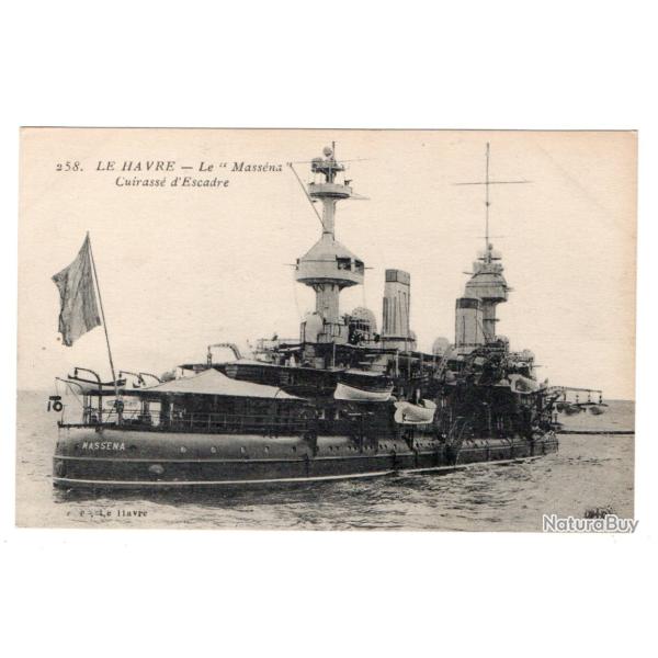 CPA- Marine LE HAVRE - Le " Massens Cuirasse  d'Escadre N�3324