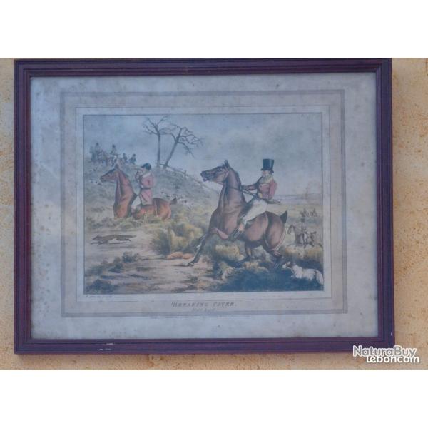GRAVURE CHASSE HENRY THOMAS ALKEN