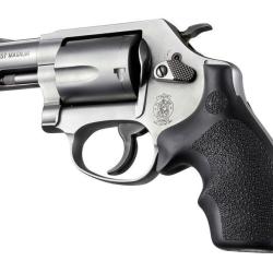 Poign&eacute;e Hogue Smith&Wesson J-Frame Round Butt - Noir