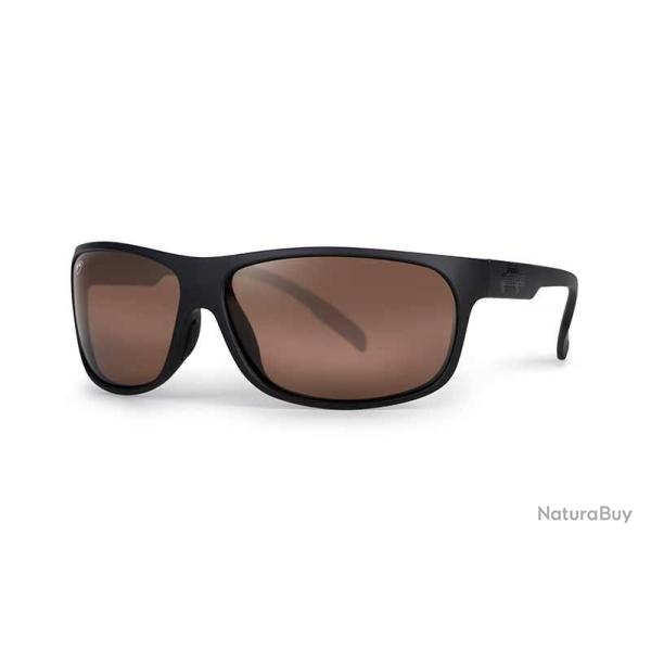 Lunettes Polarisantes Fox Rage Matt Black Wrap Brown Lens