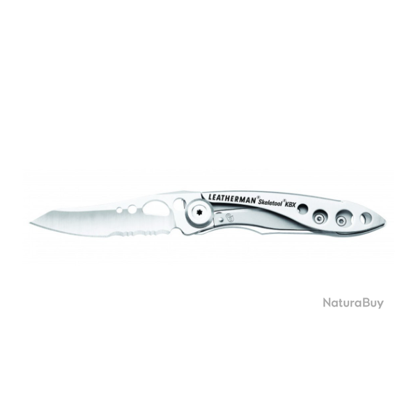 Leatherman 832426 Skeletool KBX Couteau pliant - semi dentele