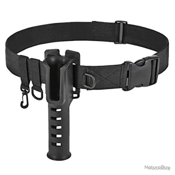 Ceinture avec porte canne universel - noir - LIVRAISON GRATUITE