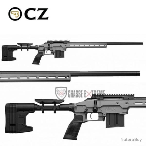 Carabine CZ 600 MDT M18X1 61cm Cal 6mm Creedmoor Gris