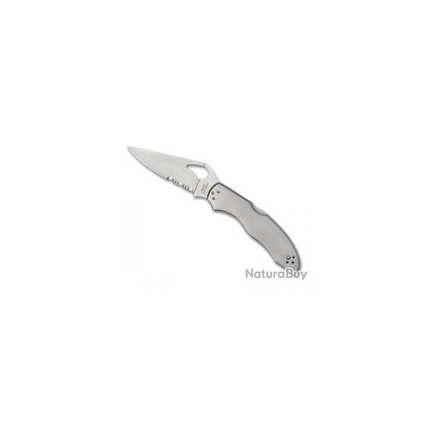 Couteau Byrd Knife HARRIER 2 lame semi-dente acier 8Cr13MoV  cran