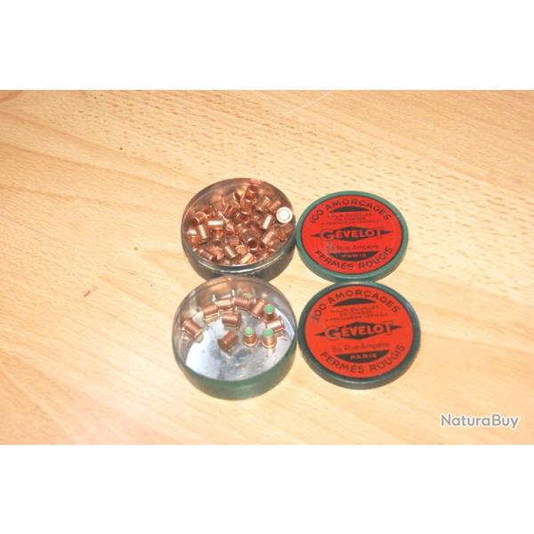 71 amorces GEVELOT de douilles de chasse - VENDU PAR JEPERCUTE (D24B116)