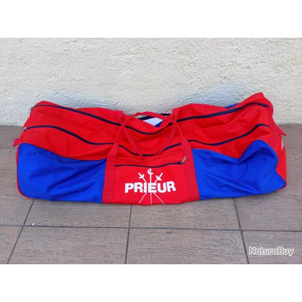 FOURREAU PRIEUR "  ESCRIME "  DOUBLE  COMPARTIMENT ET  POCHES  .