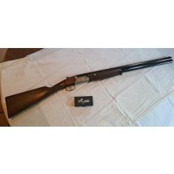 Fusil superpos&eacute; FAIR LUSSO CAL 12, Crosse anglaise double d&eacute;tente.