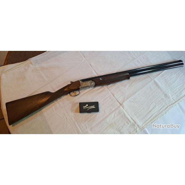 Fusil superpos FAIR LUSSO CAL 12, Crosse anglaise double dtente.