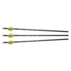Fl&egrave;ches Arbal&egrave;te Excalibur - Quill Carbone 16.5" - Encoche lumineuse / Pack de 3
