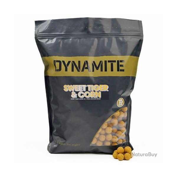 Bouillettes Dynamite Baits Sweet Tiger & Corn 15mm 1.8kg