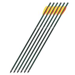 Pack de 6 Fl&egrave;ches de 20 pouces (51cm) Vert Olive