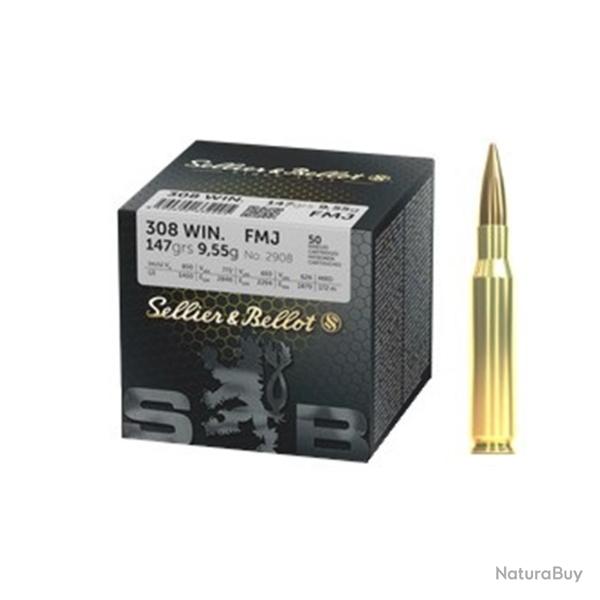 Sellier &  Bellot cal.308 Win FMJ 147 grains x 50