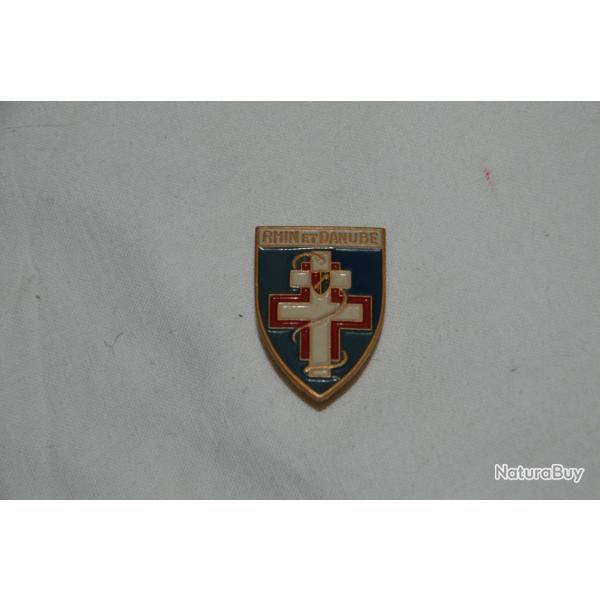 INSIGNE REGIMENTAIRE SERVICE DE SANTE-1� ARMEE RHIN DANUBE-LIBERATION 1939/1945